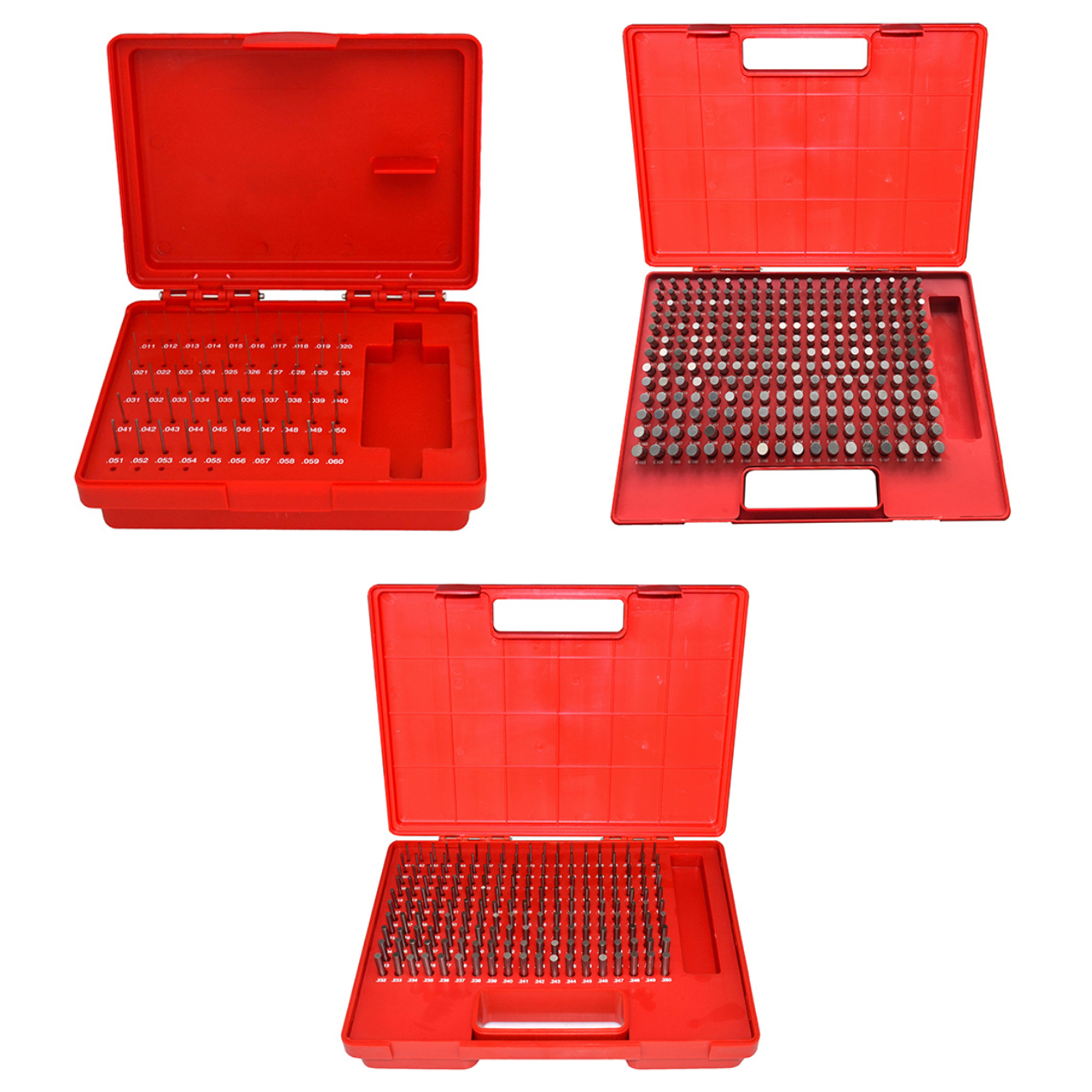 All Industrial 55122 Pin Gage Set – 3 Sets (M0/M1/M2) – 490 Pcs, .011 To .500 Inch (Minus)