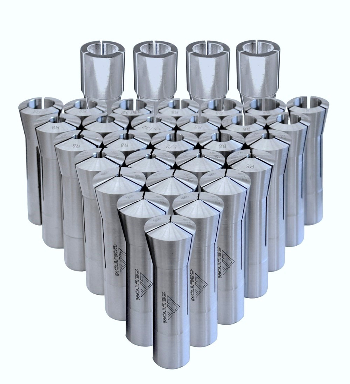 Colton 20131 32 Piece Ultra Precision R8 Round Collet Set, 1/32